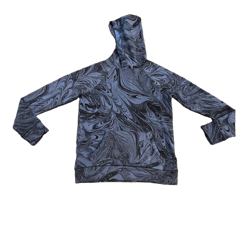 Athleta Girl‎ Sweatshirt Large Blue Black Athleisure